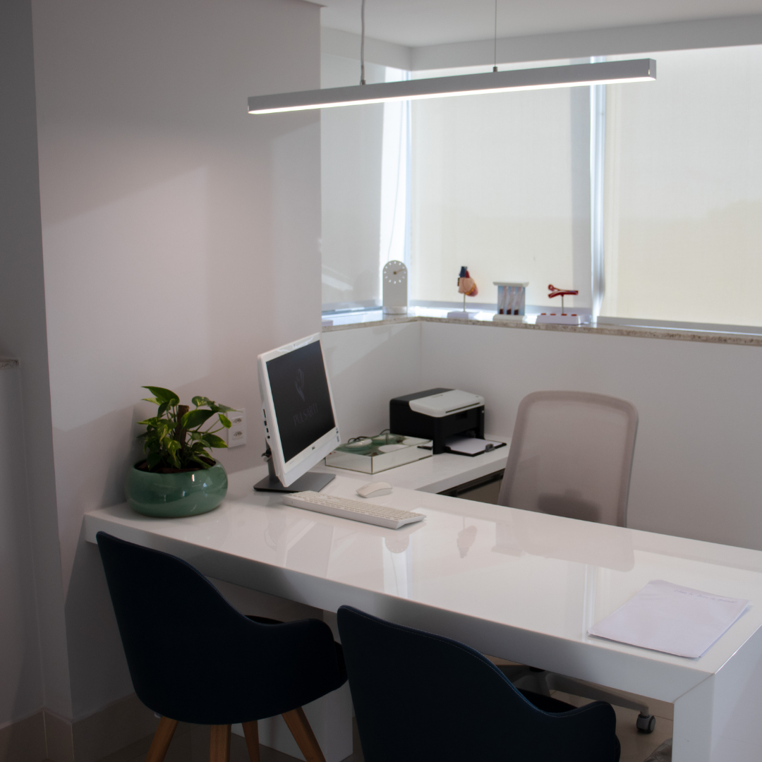 Consultório médico confortável e acolhedor