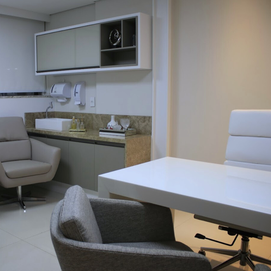 Consultório médico confortável e acolhedor