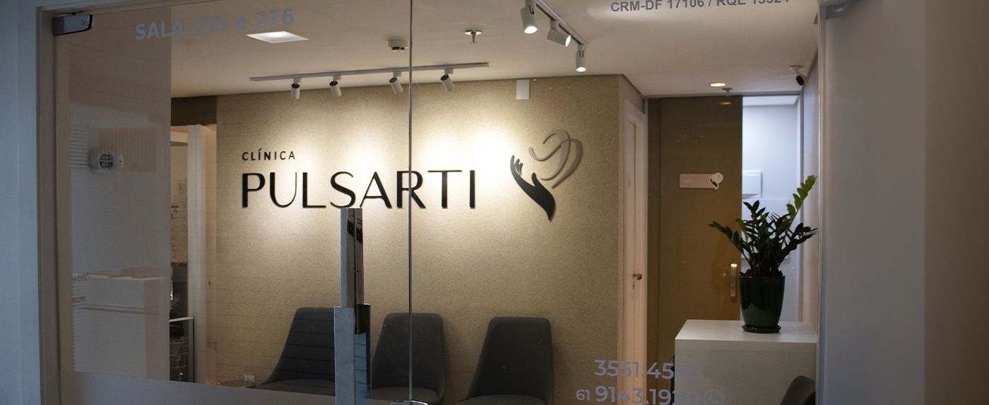 Consultório da Pulsarti, clínica médica com atendimento humanizado em Brasília